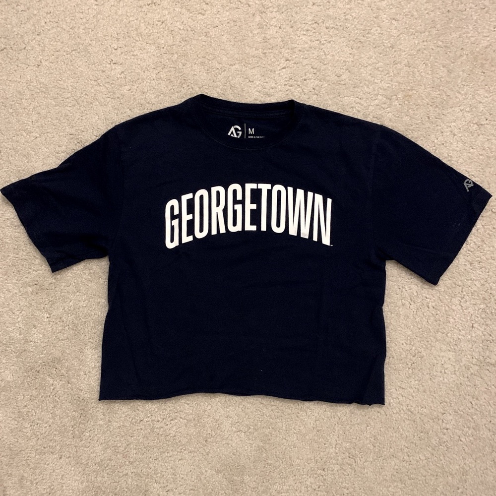 cropped georgetown top